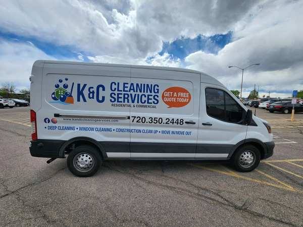 K&C Cleaning Services — Van Graphics — Denver