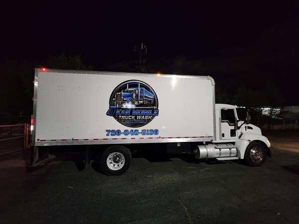 K&N Mobile Truck Wash — Box Truck Graphics — Aurora
