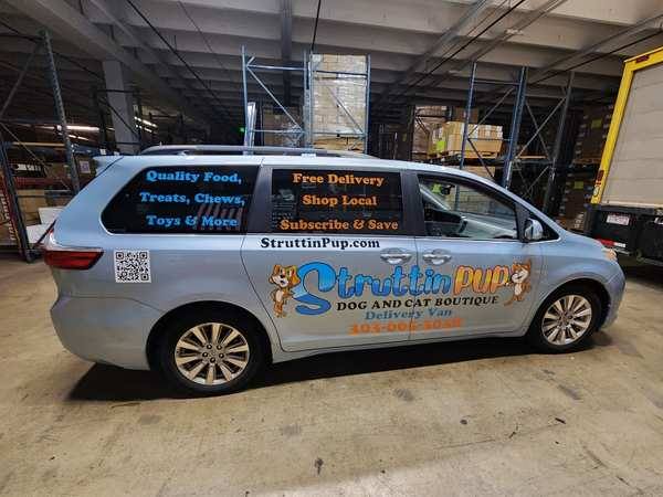 Struttin Pup — Van Full Graphics — Lafayette