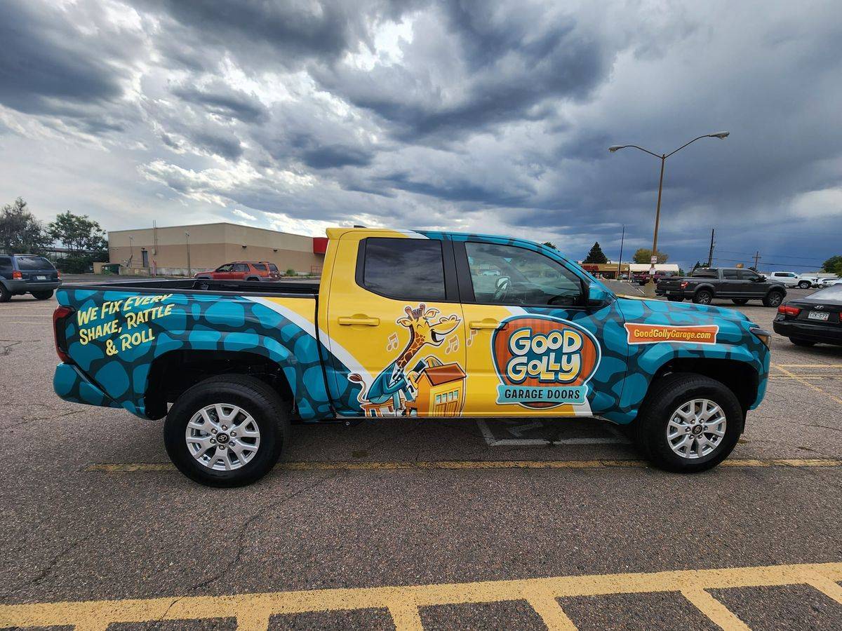 Good Golly Garage Doors — Truck Wrap